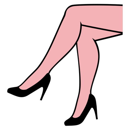 Stylish crossed legs design for versatile crafting projects