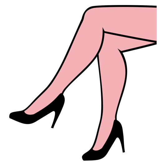 Stylish crossed legs design for versatile crafting projects