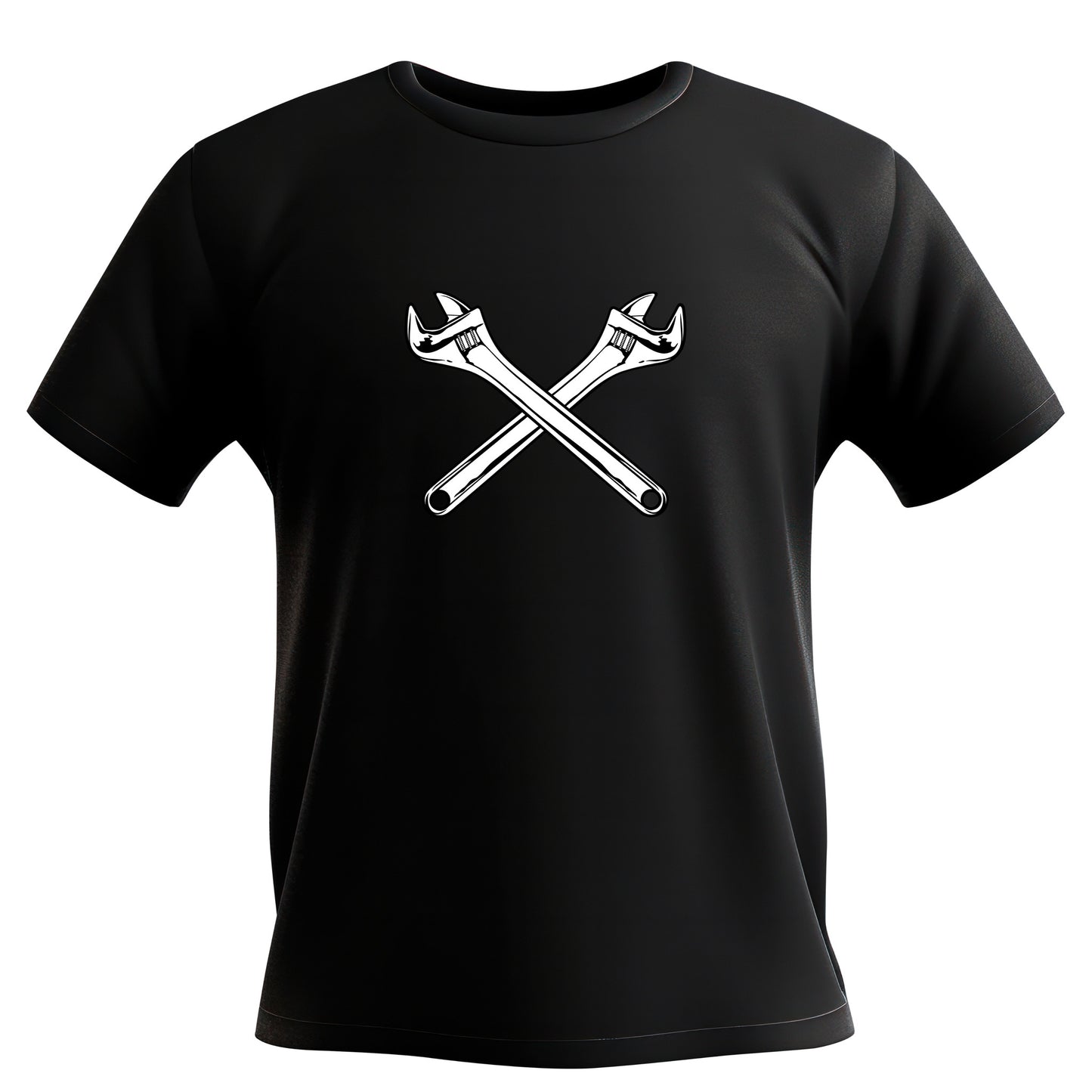 Crossed wrenches design for your creative projects