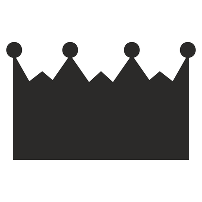 Elegant crown design for creative cutting machine projects