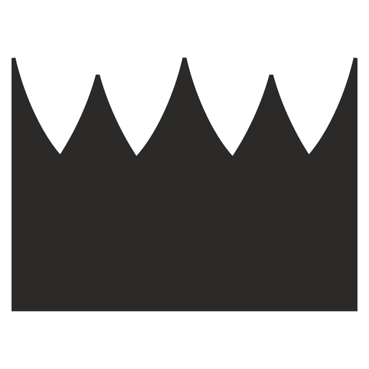Creative crown design ideal for cutting machines