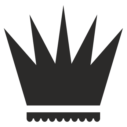 Creative crown vector design for cutting machines