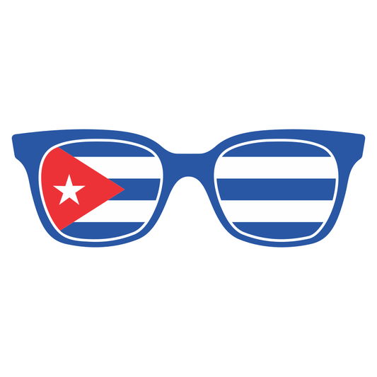 Creative Cuban flag design for cutting machines and crafts