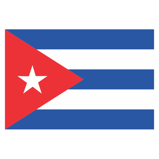 Creative vector svg design of Cuba flag for cutting machines