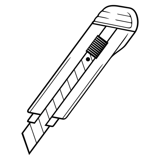 Versatile cutter knife design for creative cutting projects