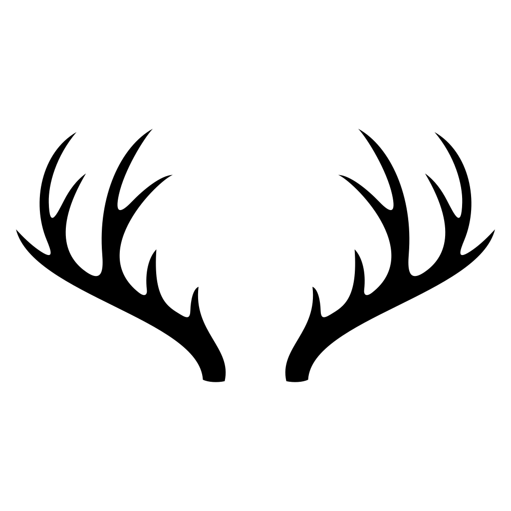 Elegant deer antlers design for creative projects and crafts