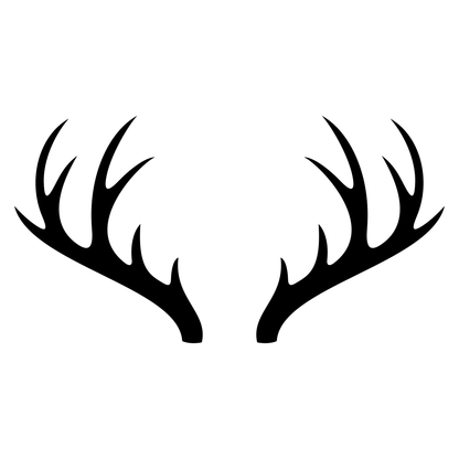 Elegant deer antlers design for creative projects and crafts