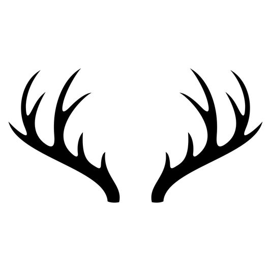 Elegant deer antlers design for creative projects and crafts