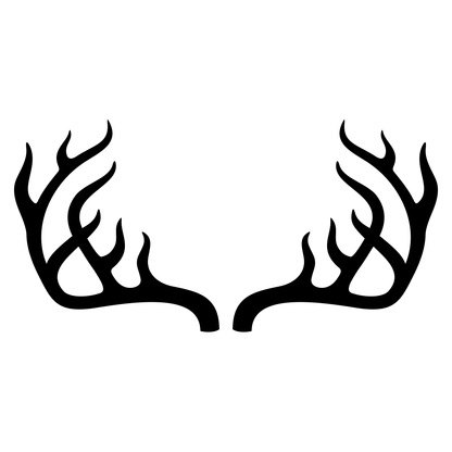 Elegant deer antlers design for crafting and decorating