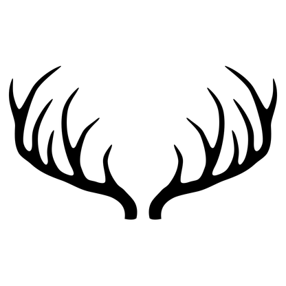 Unique vector design of elegant deer antlers for crafting