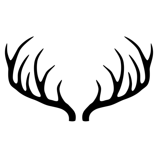 Unique vector design of elegant deer antlers for crafting