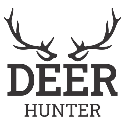 Creative deer hunter design for cutting machines