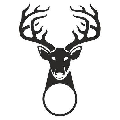 Create unique deer monogram designs with vector svg files
