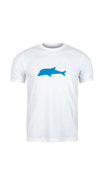 Stylized dolphin silhouette design for creative projects