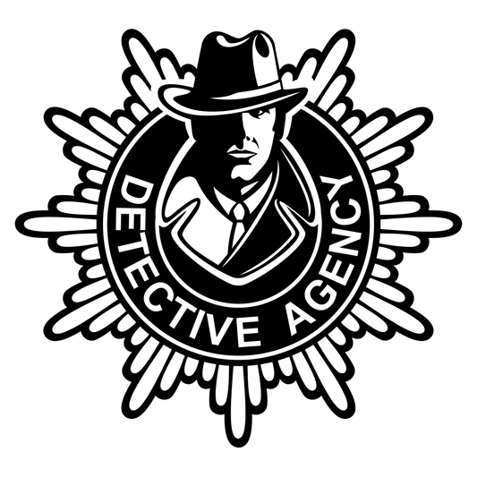 Unique vector design for detective agency logo cutting files