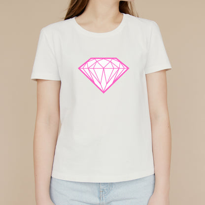 Elegant geometric diamond design for crafting projects