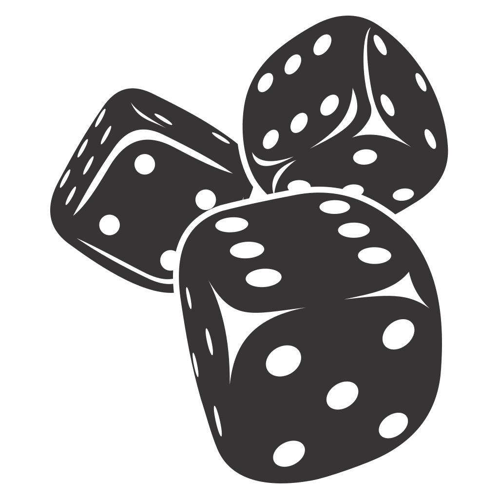 Creative vector design of dice for cutting machines