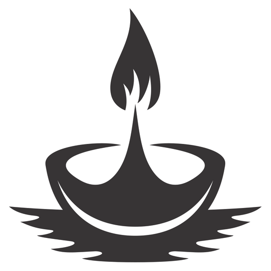 Elegant Diwali candle design for festive celebrations