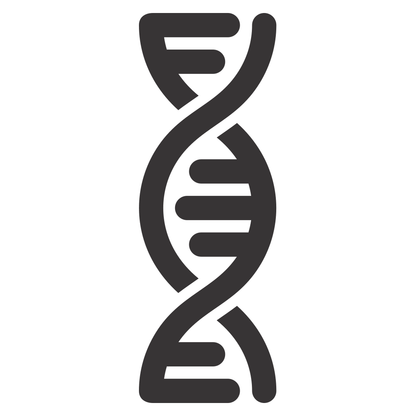 Creative vector design of a DNA helix for cutting machines