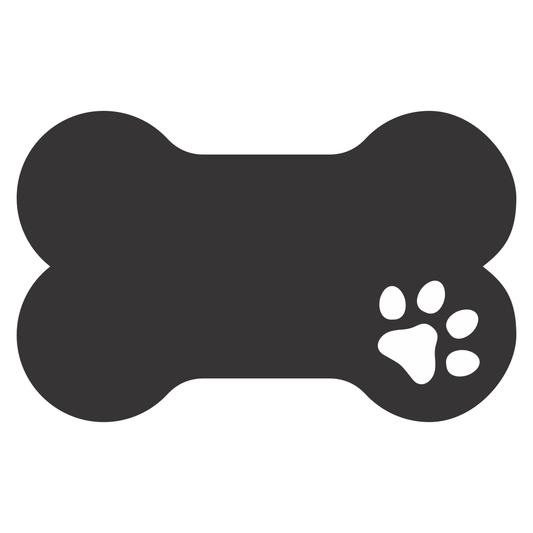 Create unique dog bone paw tags for your furry friends