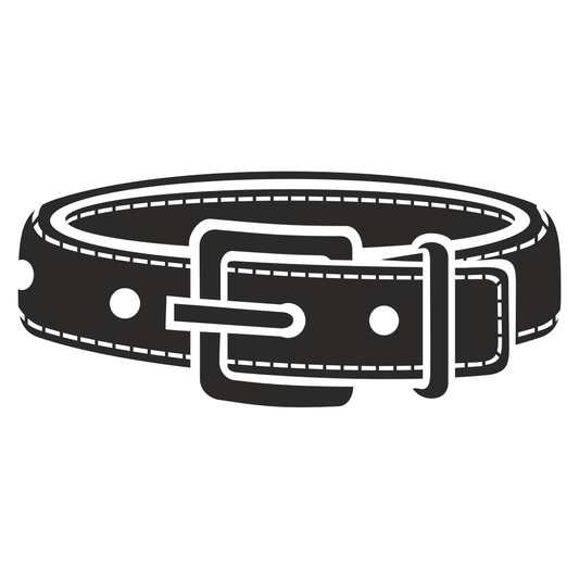 Stylish black belt vector design for crafting projects