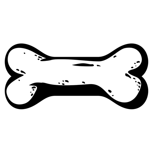Creative black and white dog cookie cutting design for crafting
