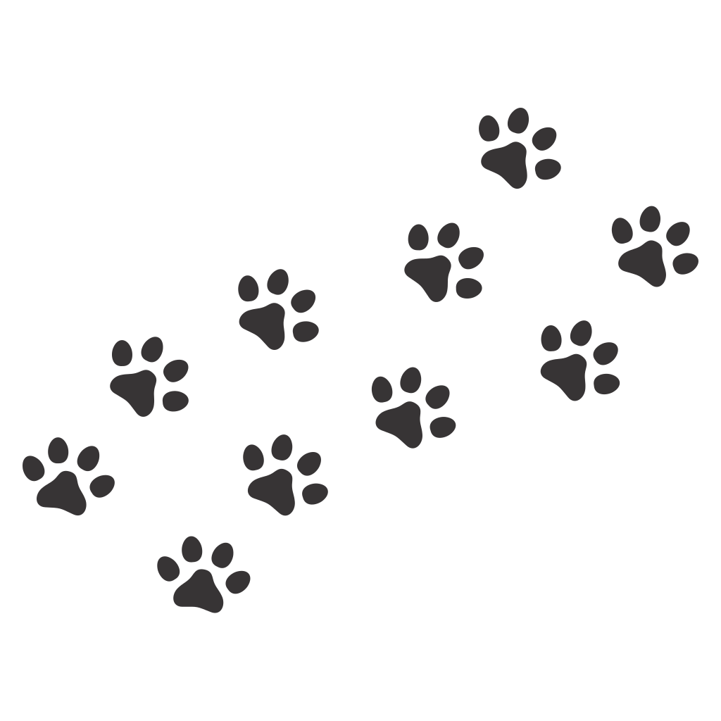 Creative dog paw vector design for fun crafting projects