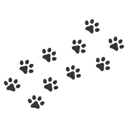 Creative dog paw vector design for fun crafting projects