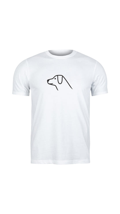 Simple vector dog icon for cutting machines