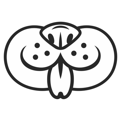 Dog Snout vector design for creative cutting machine projects