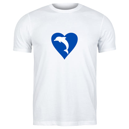 Dolphin heart layered design for creative cutting projects