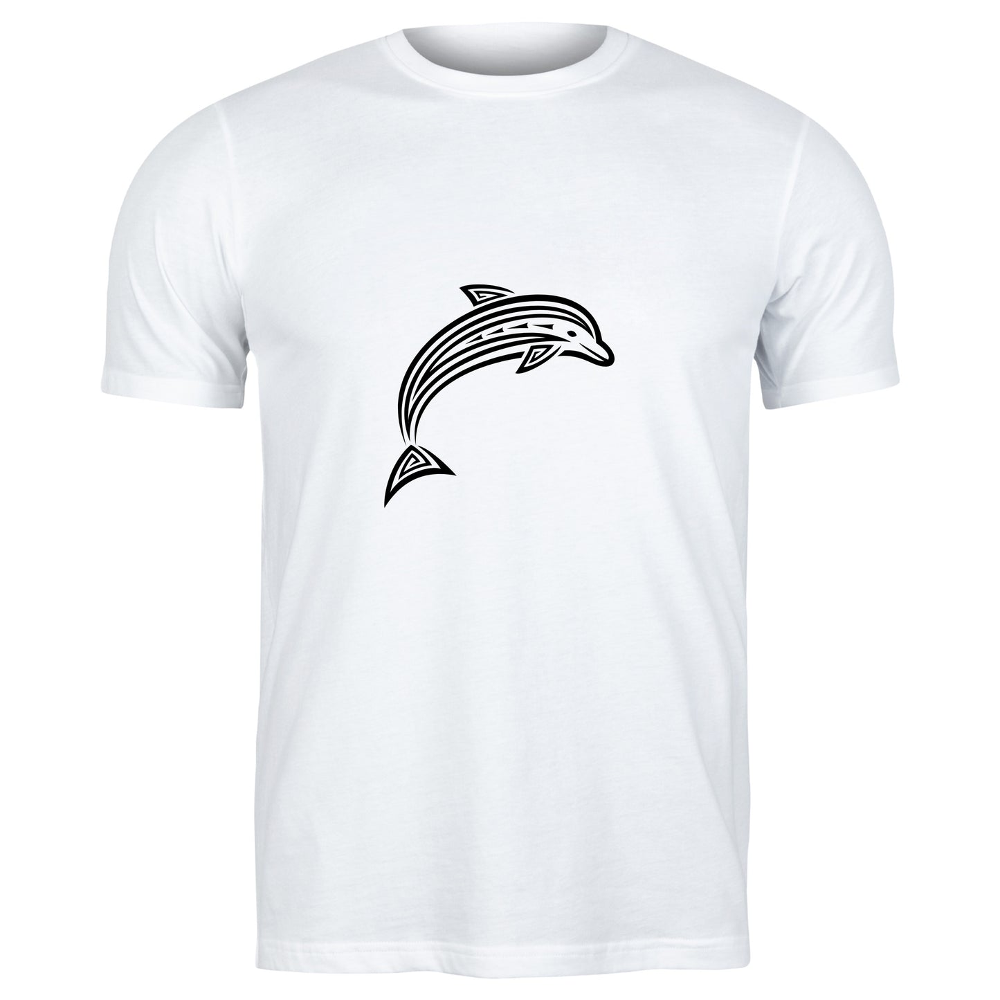 Creative dolphin design for cutting machines in vector format