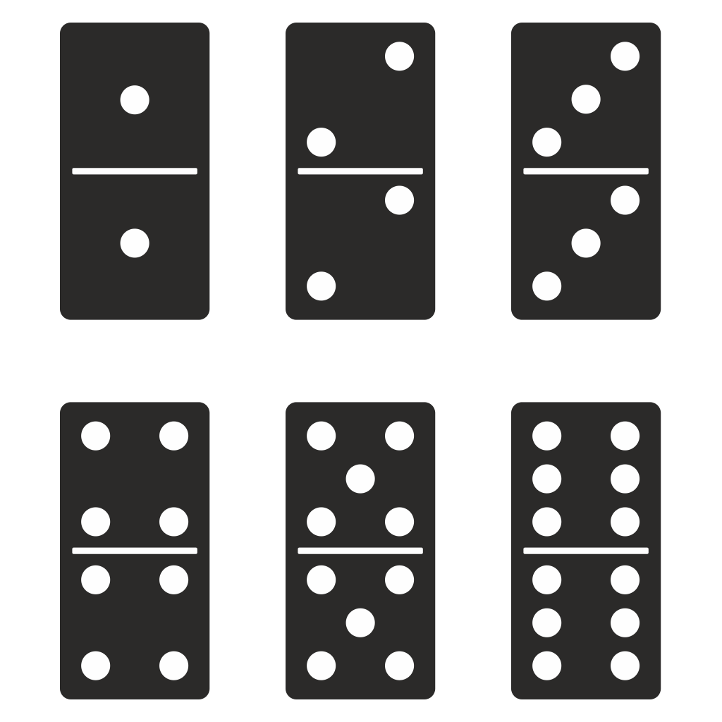 Creative vector svg designs for domino lovers and crafters