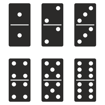Creative vector svg designs for domino lovers and crafters