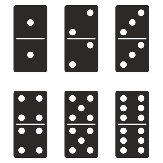 Creative vector svg designs for domino lovers and crafters