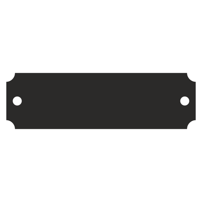 Customizable door tag design for cutting machines