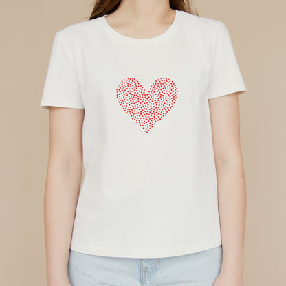 Dotted heart design perfect for cutting machine crafts