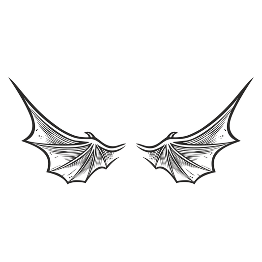 Unique dragon wings design for creative cutting machine projects