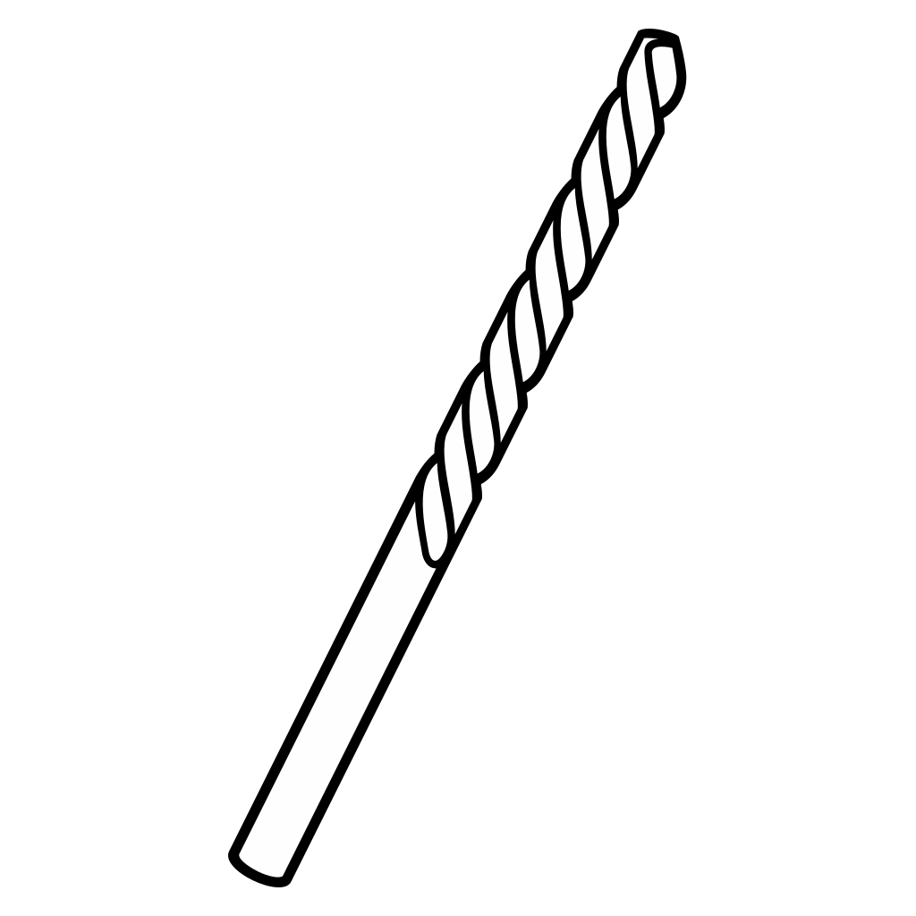 Decorative cutting file of a twisted rod for crafting projects