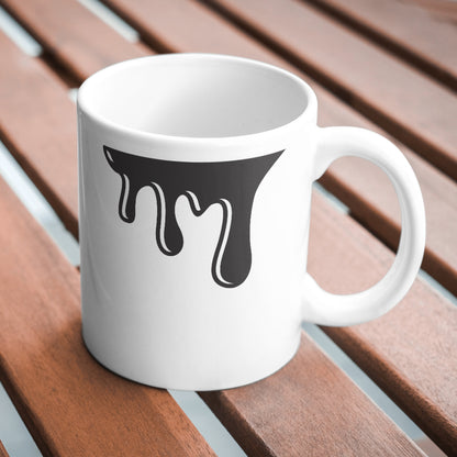 Creative black drip design perfect for crafting projects