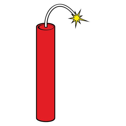 Dynamite stick design for creative cutting machine projects