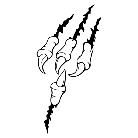 Eagle claw vector design for cutting machine projects