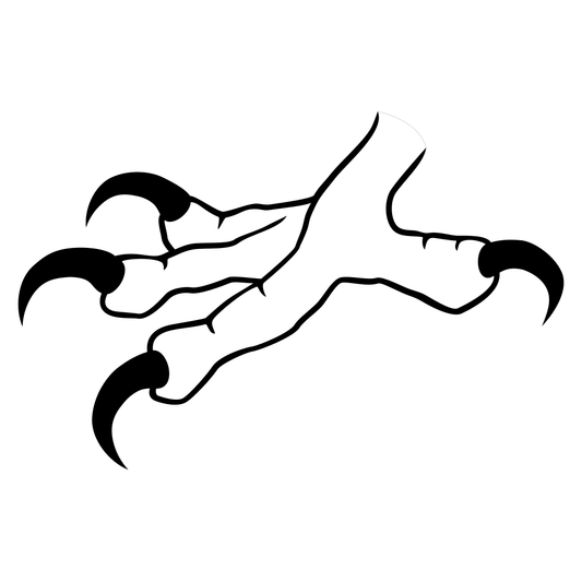 Crafting with eagle claw vector designs for creative cutting