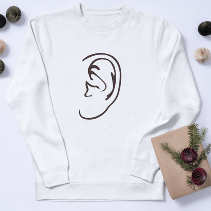 Creative vector design of a stylized ear for cutting machine