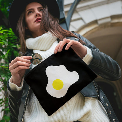Bright yellow egg illustration perfect for crafting projects