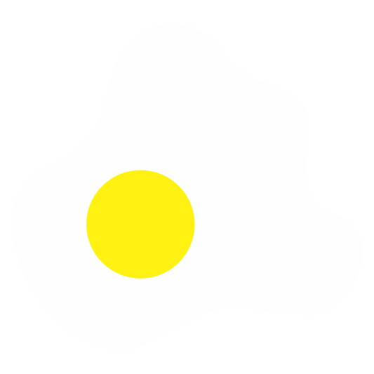Bright yellow egg illustration perfect for crafting projects