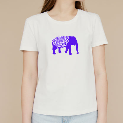 Elegant elephant mandala design for crafting projects