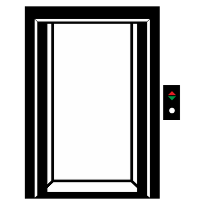 Elevator vector art for creative cutting machine projects