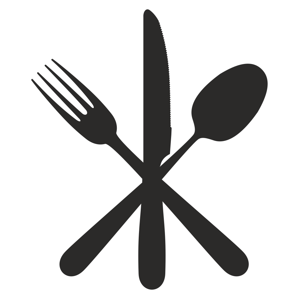 Fork, knife, and spoon vector design for creative projects