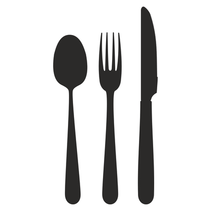 Cutlery vector design for crafting projects and decorations